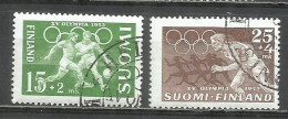 2801E-SERIE COMPLETA FINLANDIA SUOMI FINLAND 1952 Nº 388/389 OLIMPIADAS 1952 DEPORTES - Used Stamps