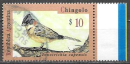 Argentina 1995 Chingolo Birds Bird Pajaros Pajaro Mi. 2242 Used Cancelled Gestempelt Oblitéré - Used Stamps