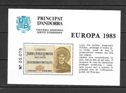 Andorra Episcopal Viguerie 1983 Europa MS MNH - 1983