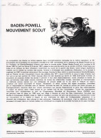 - Document Premier Jour BADEN-POWELL - MOUVEMENT SCOUT - LILLE 20.2.1982 - - Covers & Documents