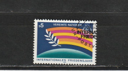 Nations Unies (Vienne) YT 62 Obl : Année De La Paix - 1986 - Gebraucht