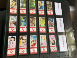 Belgie Duostamps Disney Princesses 15x Gestempeld Gepersonaliseerde Zegels (staat Zie Scan) - Used