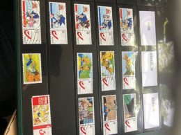 Belgie Duostamps Sonic Tintin Maya 13 X Gestempeld Gepersonaliseerde Zegels (staat Zie Scan)  Strips Comics BD - Afgestempeld