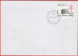 ITALIA - Storia Postale Repubblica - 2006 - 0,45€ Assemblea Generale Del Consiglio Internazionale Dello Sport Militare + - 2001-10: Poststempel
