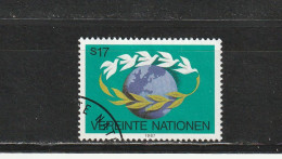 Nations Unies (Vienne) YT 74 Obl : Oliviers , Colombes - 1987 - Oblitérés