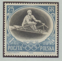 POLAND 25 Gr. With Discplaced Center Mint Without Hinge - Summer 1956: Melbourne