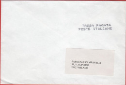 ITALIA - Storia Postale Repubblica - 2001 - Tassa Pagata Poste Italiane - On. Ignazio La Russa, Presidente Della Giunta - 2001-10: Poststempel