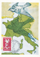 Carte Maximum Luxembourg 1958 Europa - Cartes Maximum