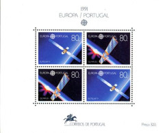 PORTUGAL 1991 - Europa - Satellite Eutelsat II - BF - 1991