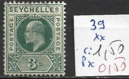 SEYCHELLES 39 ** Côte 1.50 € - Seychellen (...-1976)