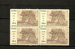 Cuba  1962  .-   Y&T  N   28   ( X 4 )   Express - Timbres Express