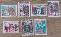 Monaco - YT N°973 à 979 - Premier Festival International Du Cirque - 1974 - Neuf - Unused Stamps