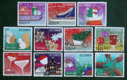 Decemberzegels Weihnachten Christmas Noel NVPH 3474-3484 (Mi 3538-3548) 2016 Gestempeld / USED NEDERLAND / NIEDERLANDE - Oblitérés