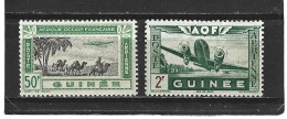 GUINEE   1942  Poste  Aérienne   Y.T. N° 10  à  17  Incomplet  NEUF* - Ungebraucht