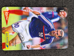 France Prépayées 4 Football Zidane - Sonstige & Ohne Zuordnung