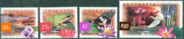 AUSTRALIE 1997 - Faune Et Flore Des Wetland - 4 V. - Grenouilles