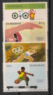 ZIMBABWE - 1984 - N°YT. 63 à 66 - Los Angeles / Olympics - Neuf Luxe ** / MNH / Postfrisch - Ete 1984: Los Angeles