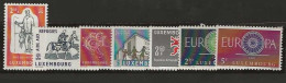 Luxembourg  .  Y&T   .    7 Timbres    .   **    .    Neuf Avec Gomme Et SANS Charnière - Ongebruikt