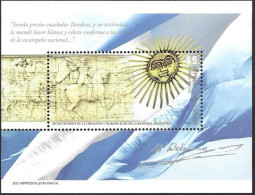 Argentina 2012 Flag Bicentenario De La Creacion Y Primera Jura De La Bandera Michel Bl. 133 (3447) MNH Postfr Neuf** - Ongebruikt