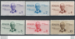 1934 Italia Volo Roma-Mogadiscio MNH Sassone A N. 83/88 - Other & Unclassified