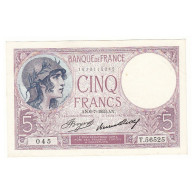 5 FRANCS VIOLET 06-07-1933  SPL +  Fayette 3.17 - 5 F 1917-1940 ''Violet''