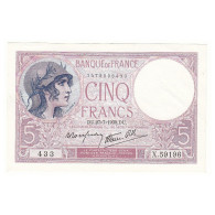 5 FRANCS VIOLET 27-07-1939 P/NEUF Fayette 4.3 - 5 F 1917-1940 ''Violet''