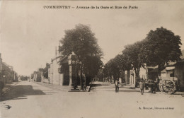 Commentry Avenue De La Gare Et Rue De Paris - Commentry