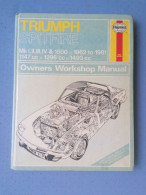 TRIUMPH SPITFIRE MKI, II, III, IV & 1500 1962-81 OWNERS WORKSHOP MANUAL HAYNES - Motoren