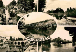 72831694 Maidenhead Riverside Boulters Lock Monkey Island Cookham Lock Bridge Ri - Sonstige & Ohne Zuordnung