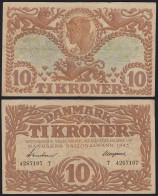 DÄNEMARK - DENMARK 10 KRONOR 1943 VF  Pick 31n  (19854 - Denemarken