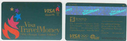 Visa Travel Money, Atlanta 1996, No Value, Mint Condition # Visatm-1 - Geldkarten (Ablauf Min. 10 Jahre)