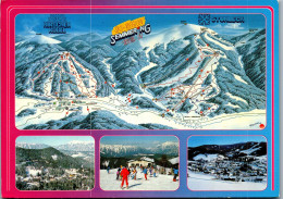 51922 - Niederösterreich - Semmering , Hirschenkogel , Stuhleck , Winter , Ski - Gelaufen 1993 - Semmering