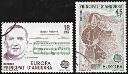 Andorra Spanish Post 1985, Europa CEPT - 2 V. Used - 1985