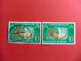 55 NOUVELLES HEBRIDES 1965 / COCOTERO / YVERT 215 FU /MNH - Used Stamps