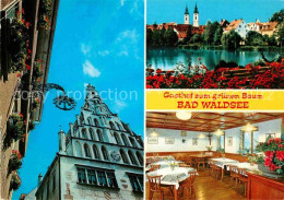 72875614 Bad Waldsee Gasthof Zum Gruenen Baum Restaurant Stadtsee Kirche Bad Wal - Bad Waldsee