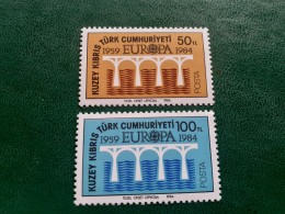 TIMBRES   TURQUIE   CHYPRE   ANNEE  1984    N  127  /  128     NEUFS  LUXE** - Unused Stamps