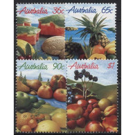 Australien 1987 Einheimische Früchte 1019/22 Postfrisch - Mint Stamps