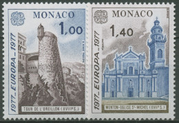 Monaco 1977 Europa CEPT Landschaften Bauwerke Turm 1273/74 Postfrisch - Unused Stamps