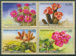 UNO Wien 2010 Gefährdete Pflanzen Kakteen 639/42 ZD Postfrisch - Unused Stamps