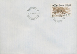 Finnland ATM 1994 Fischotter Type 2 Ersttagsbrief ATM 24.2 FDC (X80384) - Machine Labels [ATM]