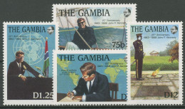 Gambia 1988 25. Todestag Von John F. Kennedy 783/86 Postfrisch - Gambia (1965-...)