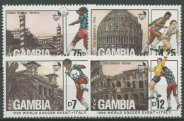 Gambia 1989 Fußball-WM 1990 In Italien 898/01 Postfrisch - Gambia (1965-...)