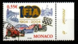 MONACO   -   2005 .  Y&T N° 2485 Oblitéré.  FIA  /  Voitures De Course - Used Stamps