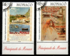 MONACO   -   2005 .  Y&T N° 2494 / 2495 Oblitérés.    Industries /  Affiches - Gebraucht