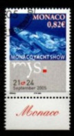 MONACO   -   2005 .  Y&T N° 2497 Oblitéré.    Yachts - Usados