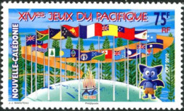 NOUVELLE CALEDONIE 2010 - Drapeaux Des Jeux Du Pacifique - 1 V. - Timbres