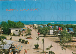 CARTOLINA  C14 MISANO ADRIATICO,RIMINI,EMILIA ROMAGNA-CAMPING CONCA D'ORO-MARE,SOLE,VACANZA,BELLA ITALIA,VIAGGIATA 1972 - Forlì