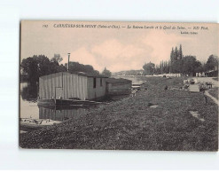 CARRIERES SUR SEINE : Le Bateau Lavoir Et Le Quai De Seine - Très Bon état - Carrières-sur-Seine