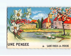 SAINT YRIEIX LA PERCHE : Carte Souvenir - état - Saint Yrieix La Perche