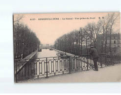 AUBERVILLIERS : Le Canal, Vue Prise Du Pont - Très Bon état - Aubervilliers
